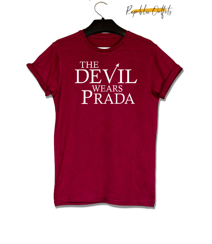 The Devil Wears Prada Slogan Graphic T-Shirt