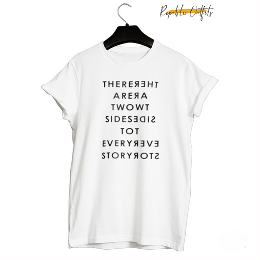 Two Sides Typography T-Shirt