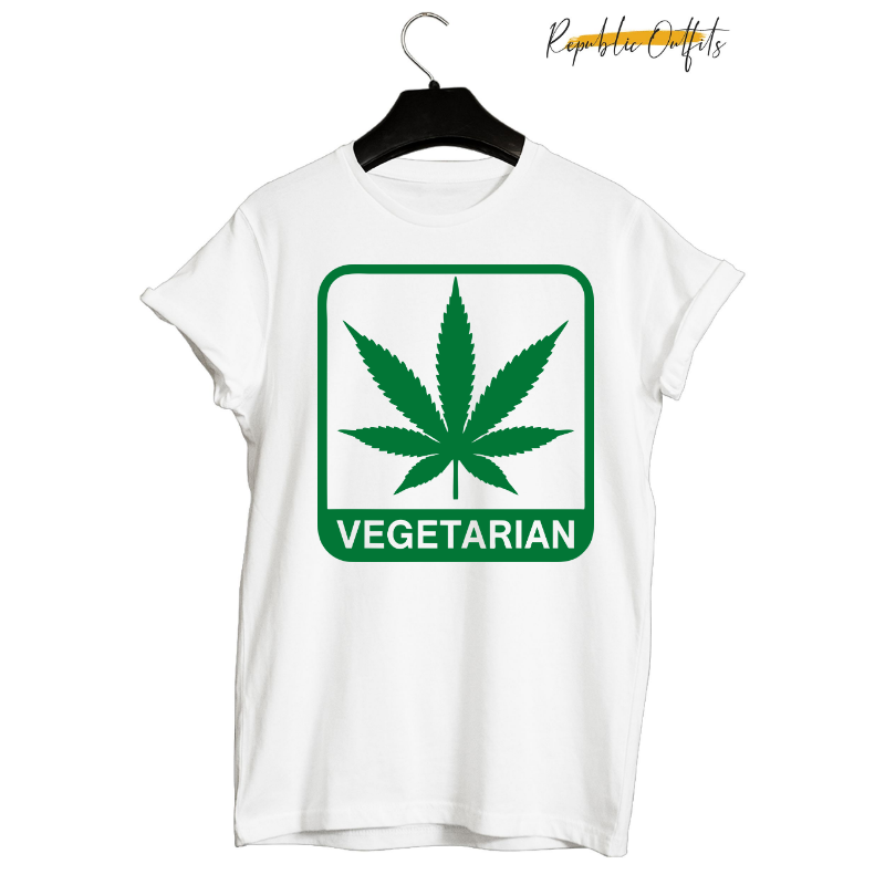 Vegetarian Graphic T-Shirt – 100% Cotton | Screen Printed