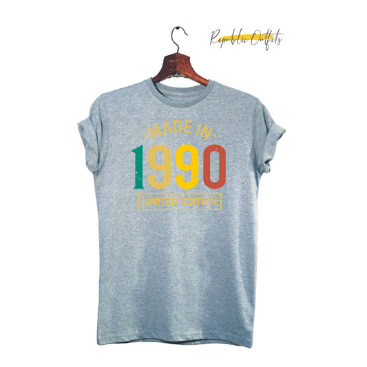 Made in 1990 Limited Edition T-Shirt