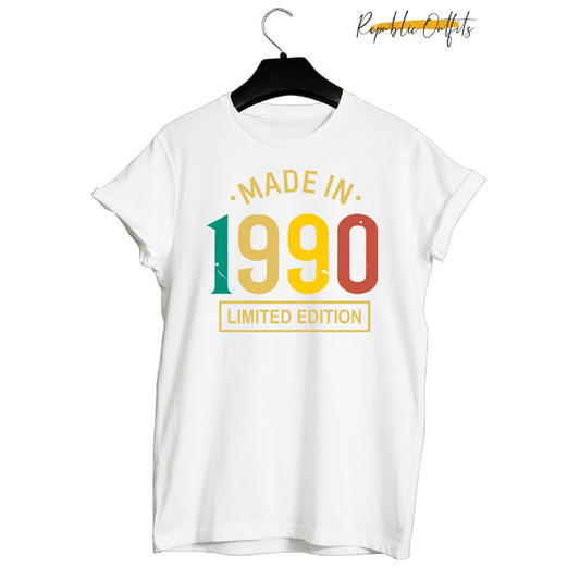 Made in 1990 Limited Edition T-Shirt