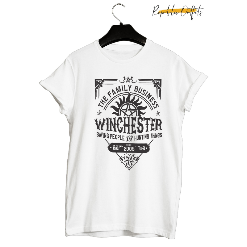 Winchester Family Business Graphic T-Shirt – 100% Cotton | Screen Printed