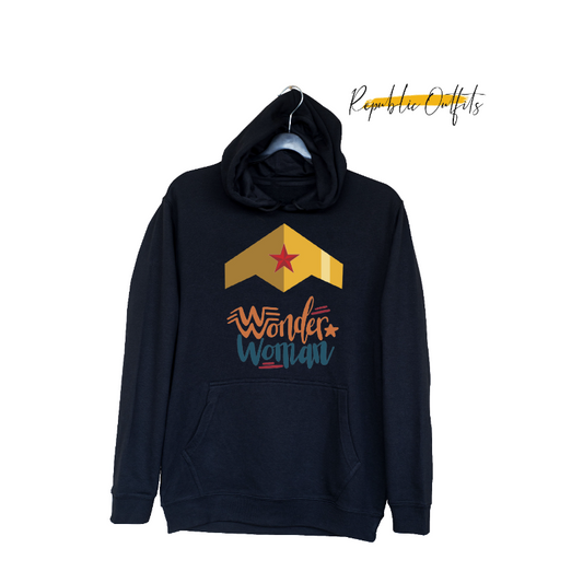 Wonder Woman Crown Hoodie