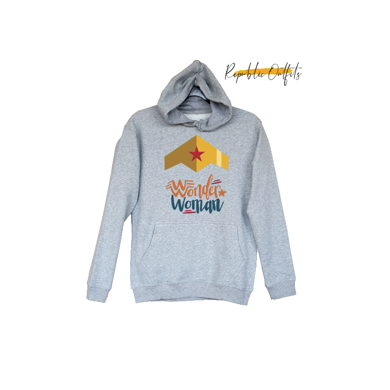 Wonder Woman Crown Hoodie