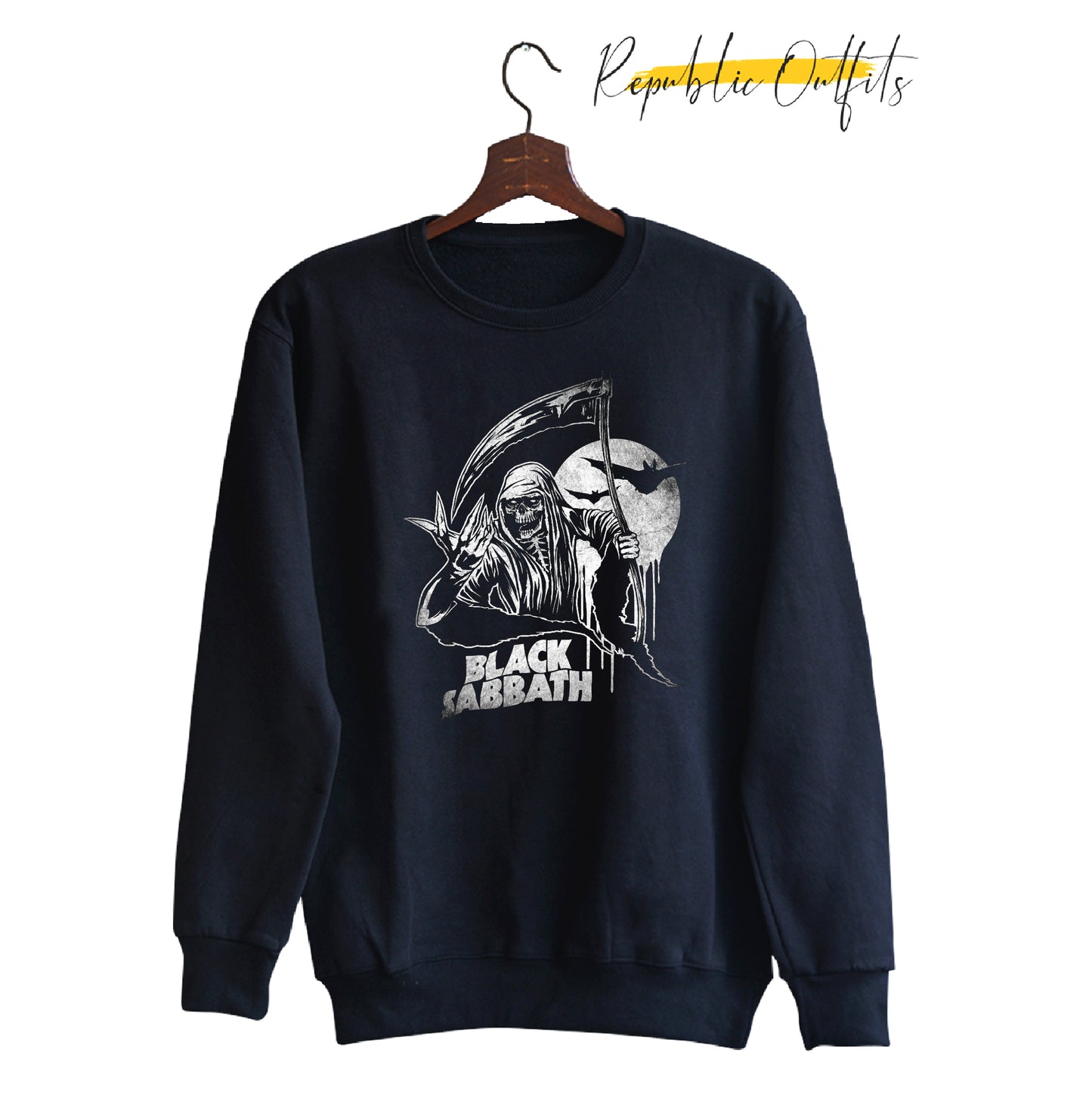 Grim Black Sweatshirt