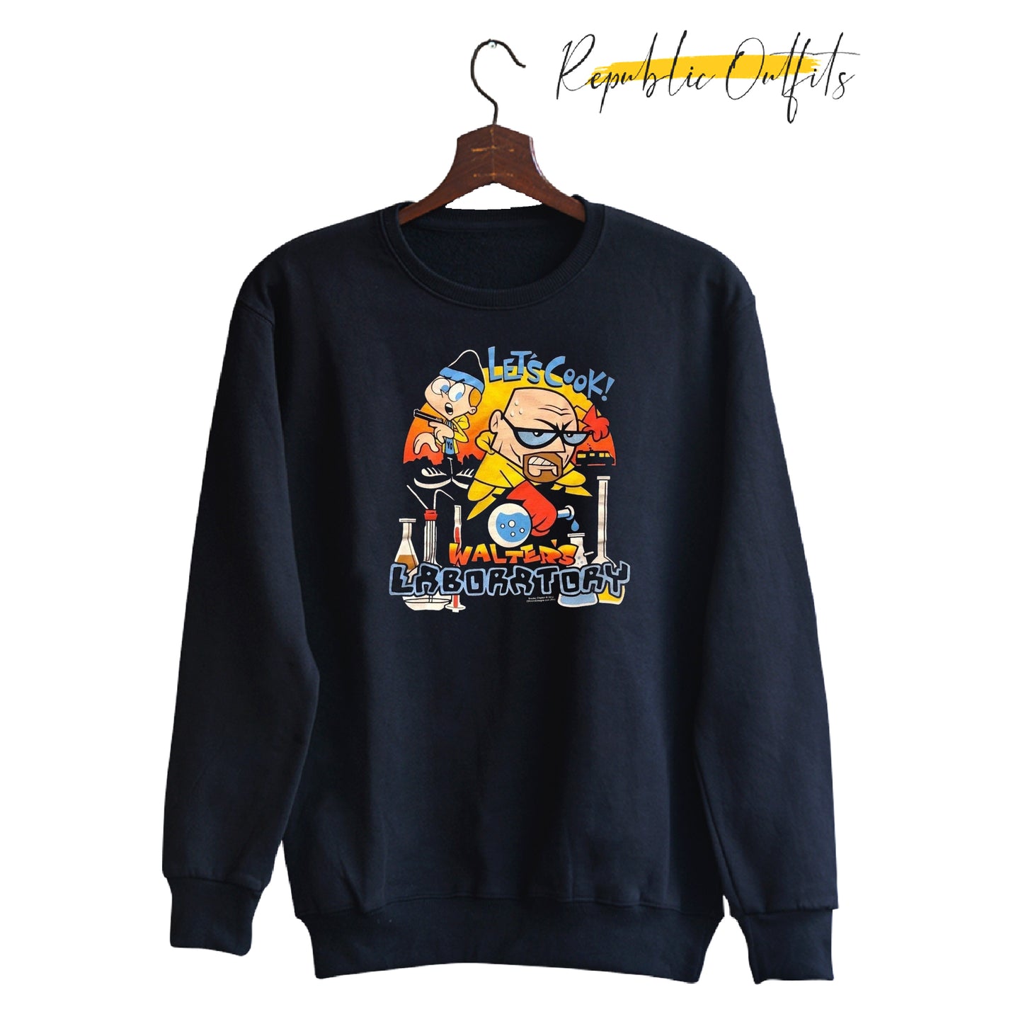 Lets Cook Black Sweatshirt