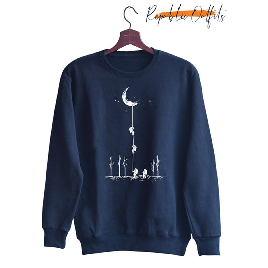 Moon Station Navy Sweatshirt