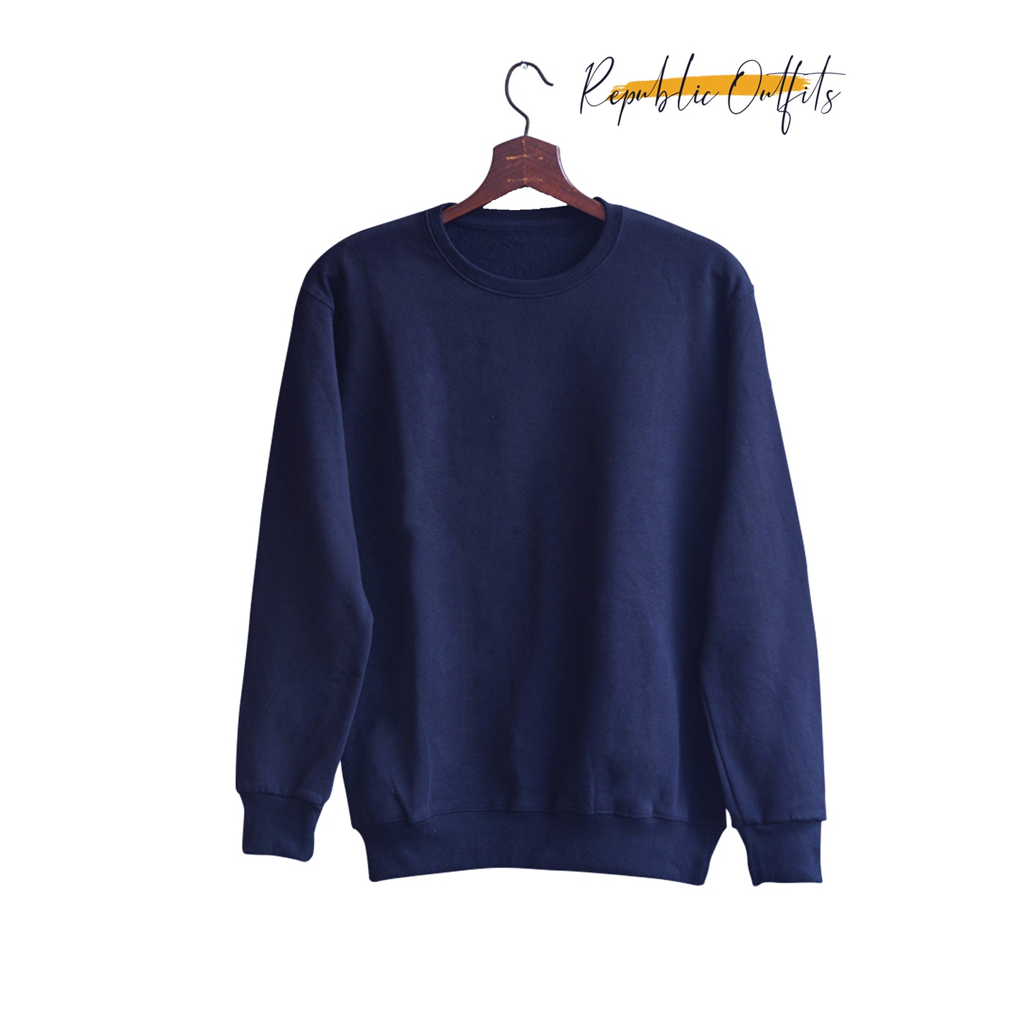 Plain Navy Sweatshirt