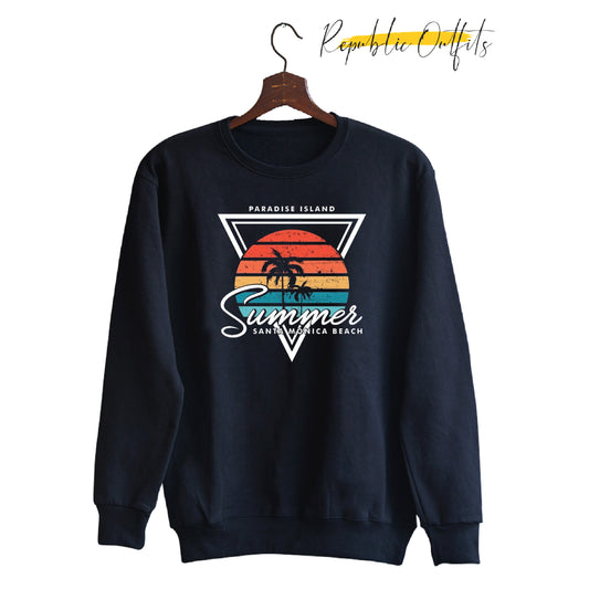 Paradise Island Black Sweatshirt