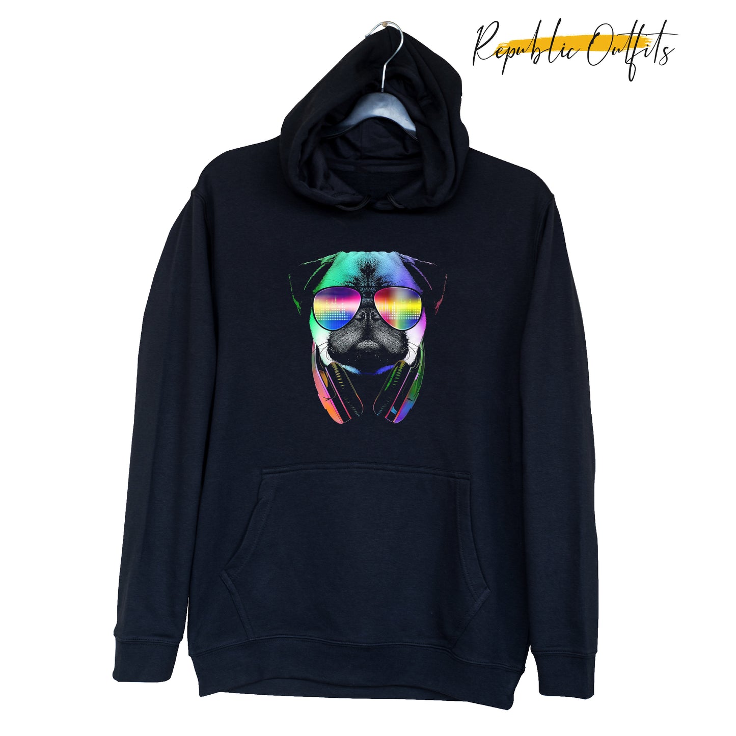 Pug Life Black Hoodie