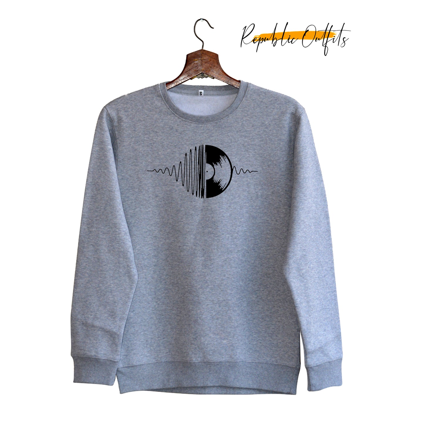 Record Grey Sweatshirt