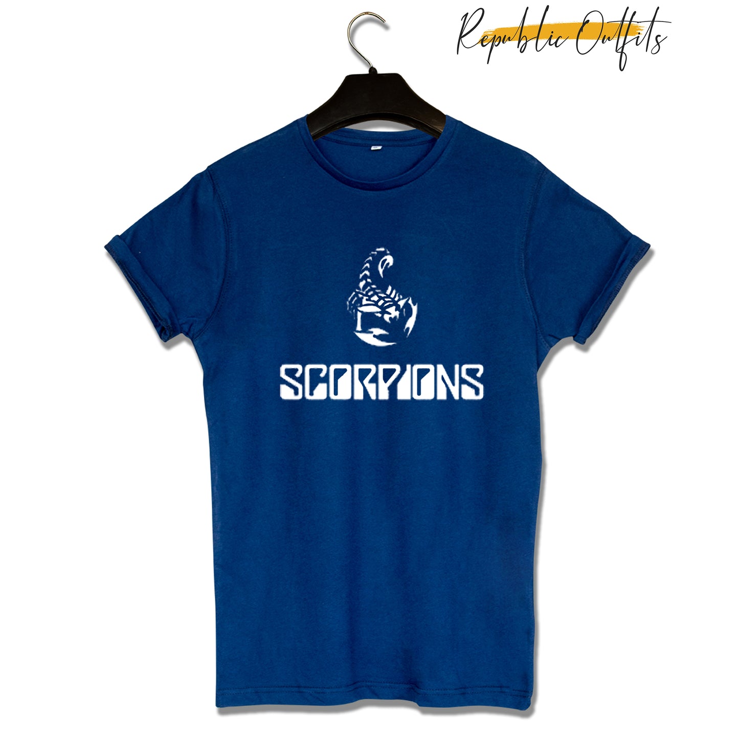 Scorpions The Band Navy Tee