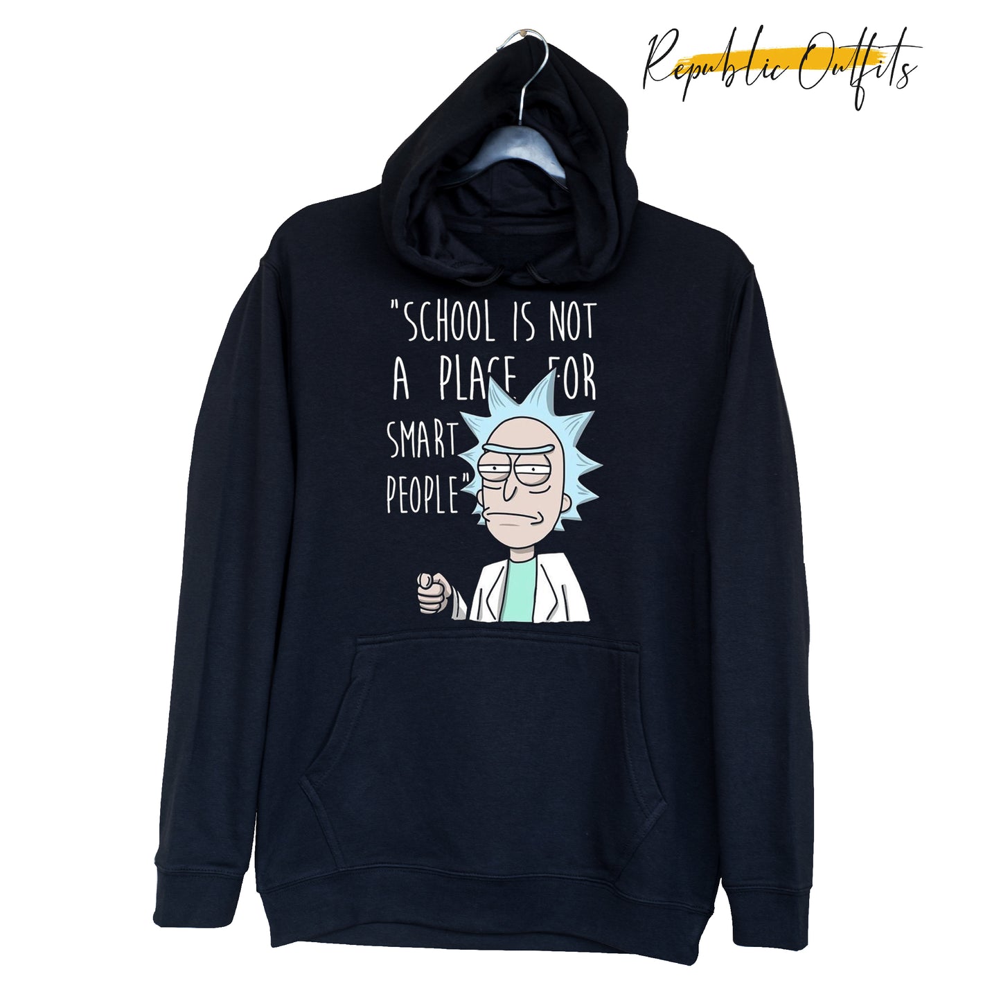 Smart People Black Hoodie